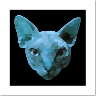 Blue Sphynx Posters and Art